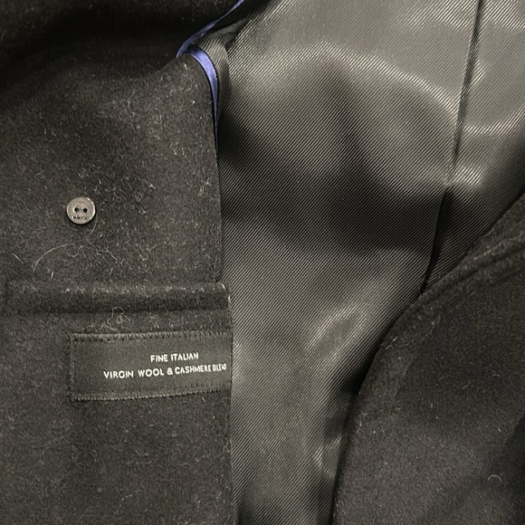 Babaton wool coat, in black colour in a very good condition. - Picture 2 of 2